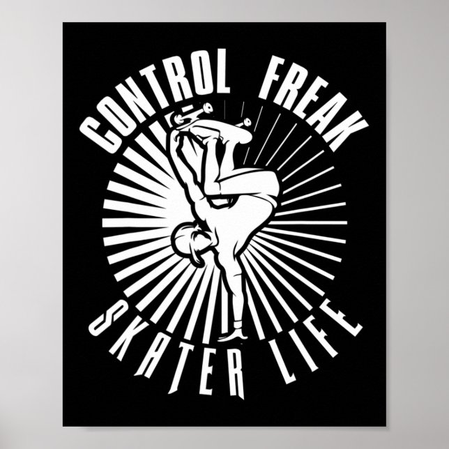 Poster Vida de Skate Control Freak Skate  (Frente)