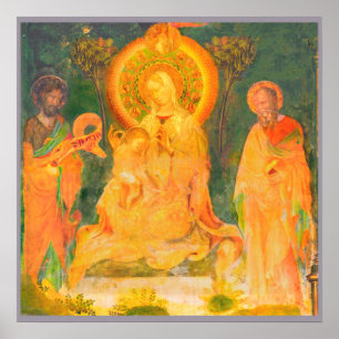 Póster Vida de Urbino de John The Baptist por Salimbeni