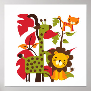 Póster Vida do safari