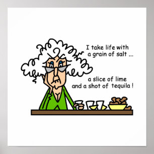 Póster Vida e Tequila Humor