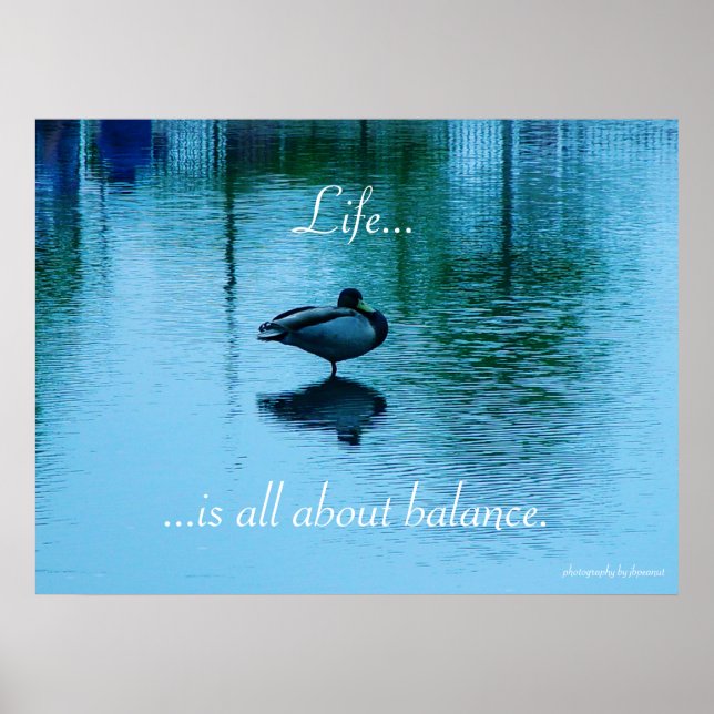 Póster Vida..., ...é tudo sobre balanceposter (Frente)
