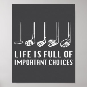 Poster Vida engraçada está cheia de escolhas importantes 