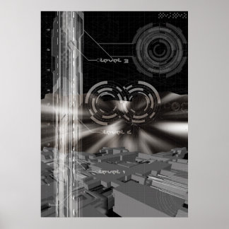 Póster vida espacial