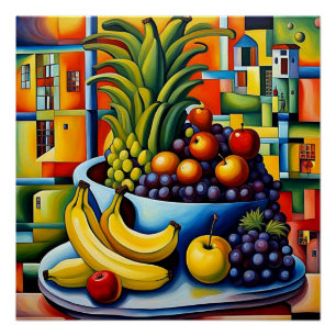 Póster Vida estática com a fruta 7