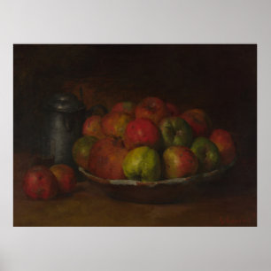 Poster Vida Estática com Maçãs e Pomegranato