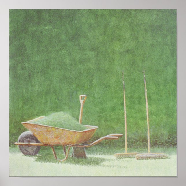 Poster Vida Estática de Jardinagem 1985 (Frente)