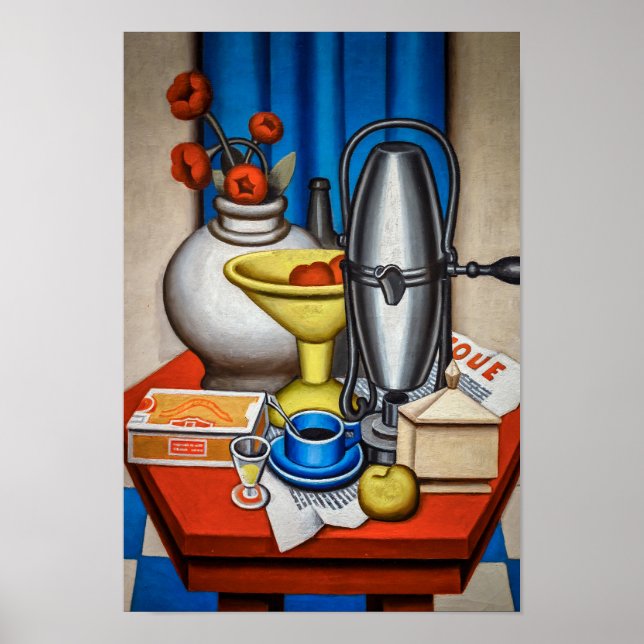 Poster Vida estática | Jean Metzinger | (Frente)