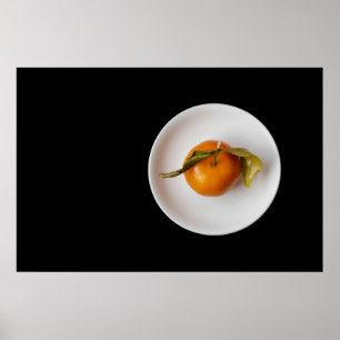 Poster Vida Estática Laranja