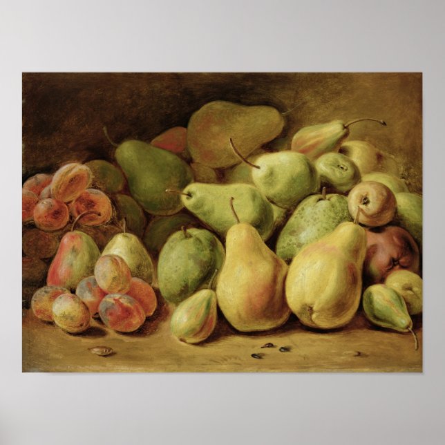 Poster Vida fruta estática (Frente)