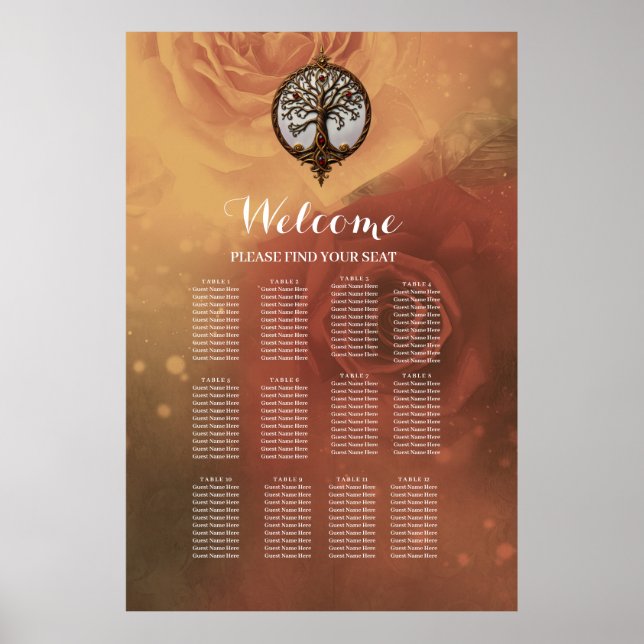 Poster Vida Mística da Árvore (Frente)