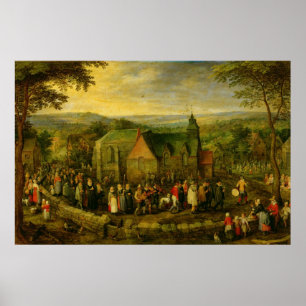 Póster Vida no campo com uma cena do casamento