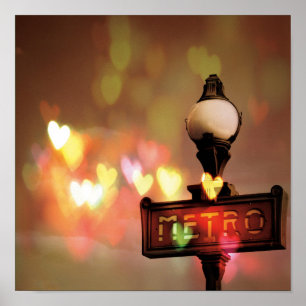 Póster Vida nocturna Paris