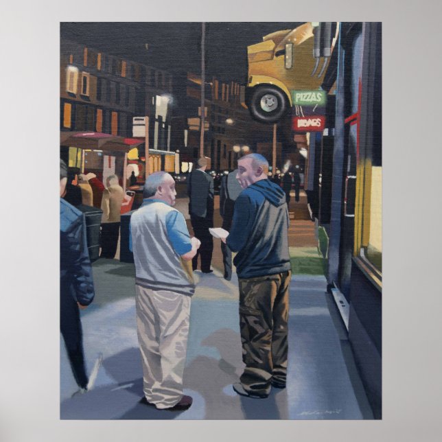 Póster Vida noturna (Frente)