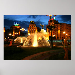 Póster Vida noturno de Kiev