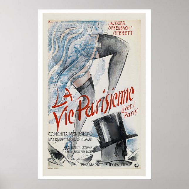Poster Vida Parisiense La Vie Parisienne Jacques (Frente)