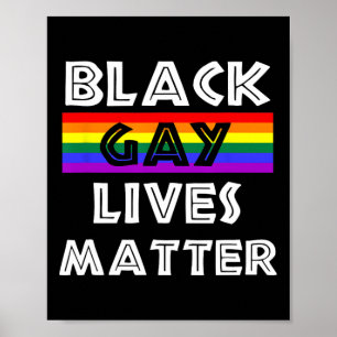 Poster Vidas Negras Gays Problema Mês da História Negra Á
