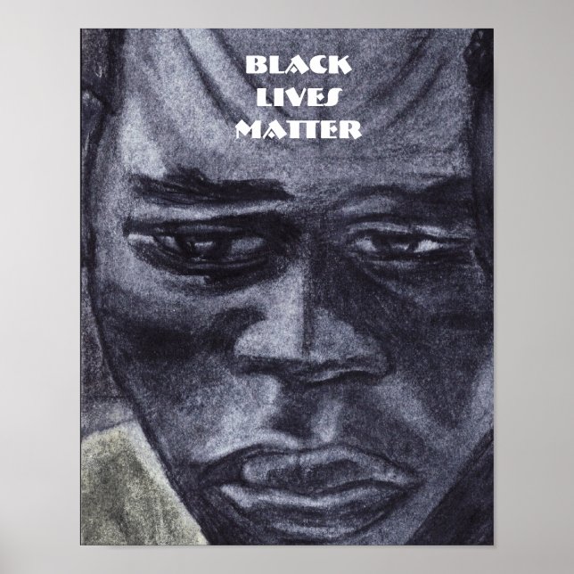 POSTER VIDAS NEGRO MATTER NEGRO (Frente)