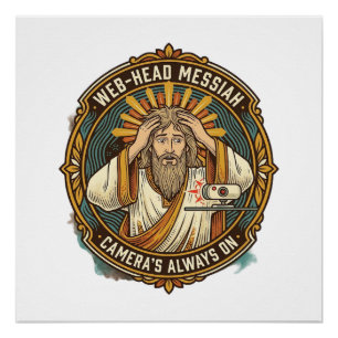 Póster Vídeo Acidental de Jesus na Reunião da Manhã com C