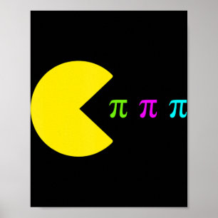Poster Video Game Pi Day Gamer Math Teacher Kids Boys Men