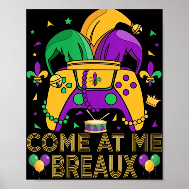 Poster Vídeo Jogo Mardi Gras Carnaval Conto de Jogos (Frente)