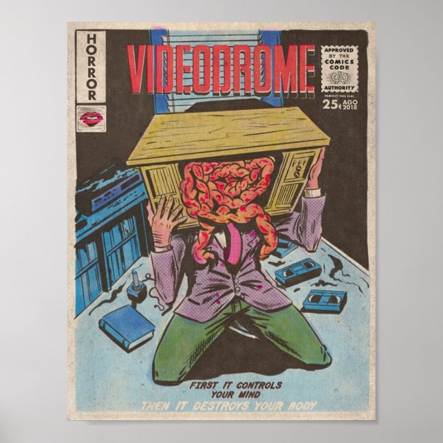 Poster Videodrome Movie (Frente)
