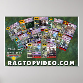 Poster Vídeos do Mundo de Paintball de Wayne