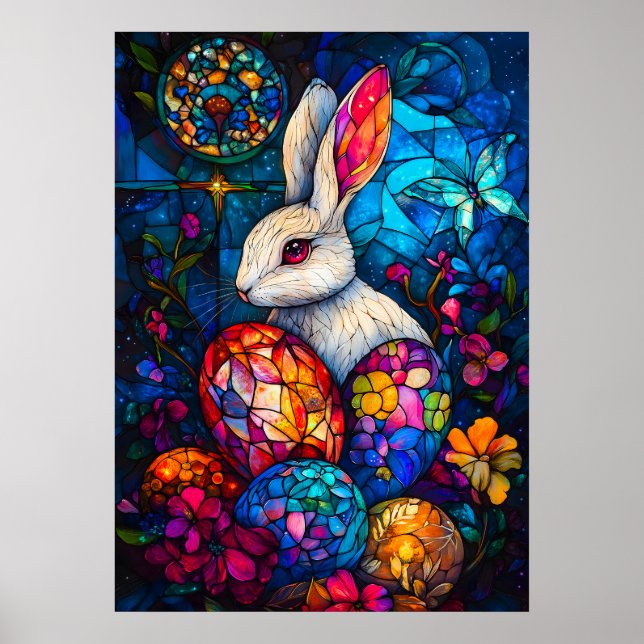 Poster Vidro Apanhado Bunny Fantasy (Frente)