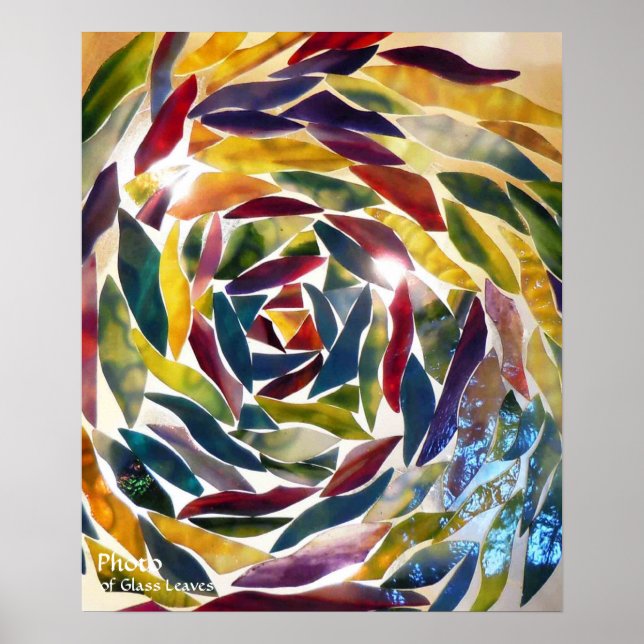 Póster Vidro Artístico Foto de Arte Moderna Wallpaper (Frente)