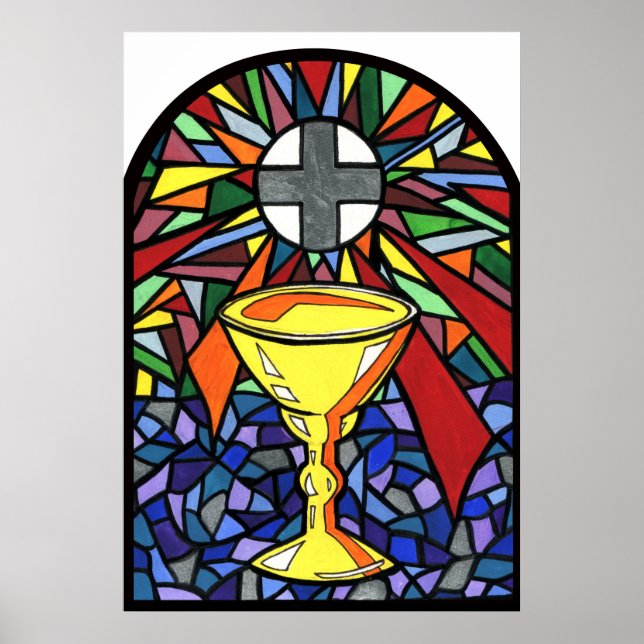 Póster Vidro Chalice Art (Frente)