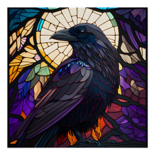 Póster Vidro escondido Raven, Familiar da bruxa, Grande