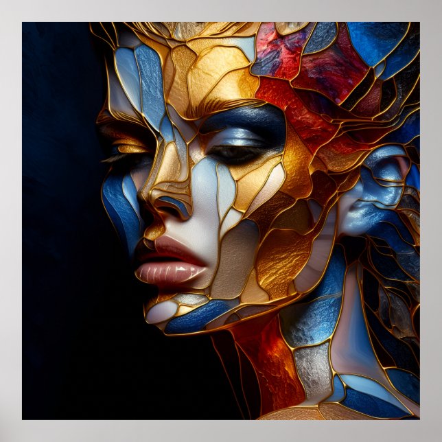 Poster Vidro Estido - Harmonia Em Vidro E Pele (Frente)