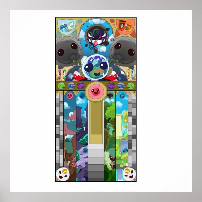 Poster Vidro Estimulado De Lixo (Frente)