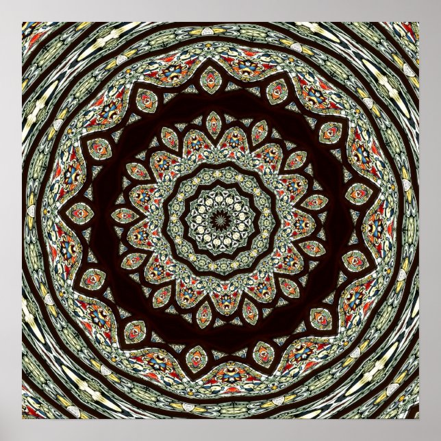Póster Vidro Estreito Caleidoscópio 13 (Frente)