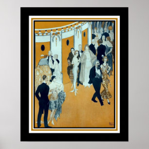 Poster Vie o art deco 1923 de Parisienne