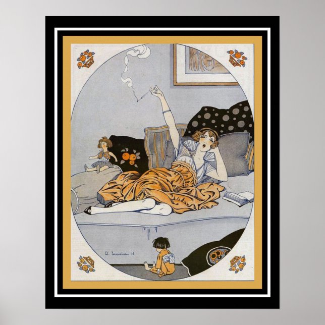 Poster Vie Parisenne Art Deco "Penelope" (Frente)