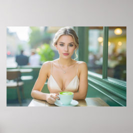 POSTER VIENA - CASA DE CAFÉ - MATCHA LATTE