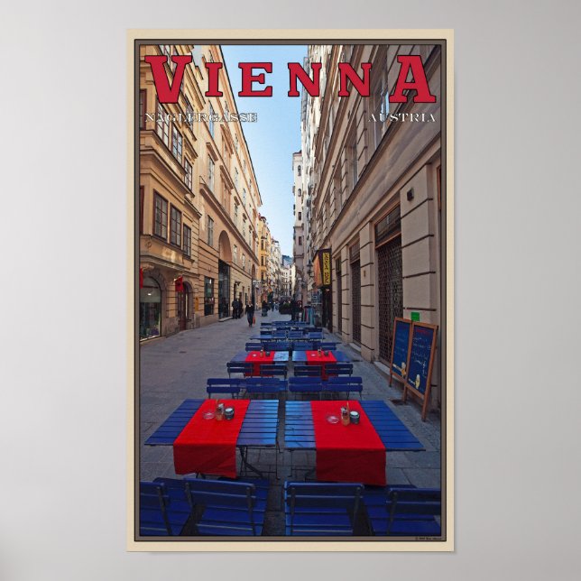 Poster Viena - Naglergasse (Frente)