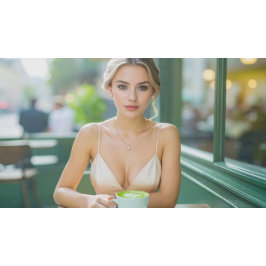 PÓSTER VIENNA - COFFEE HOUSE - MATCHA LATTE