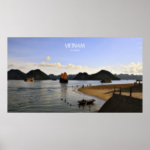 Poster - VIETNAM, baía longa do Ha