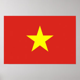Póster Vietnam – Vietnamese Flag