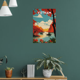 Poster Vietnam Vintage
