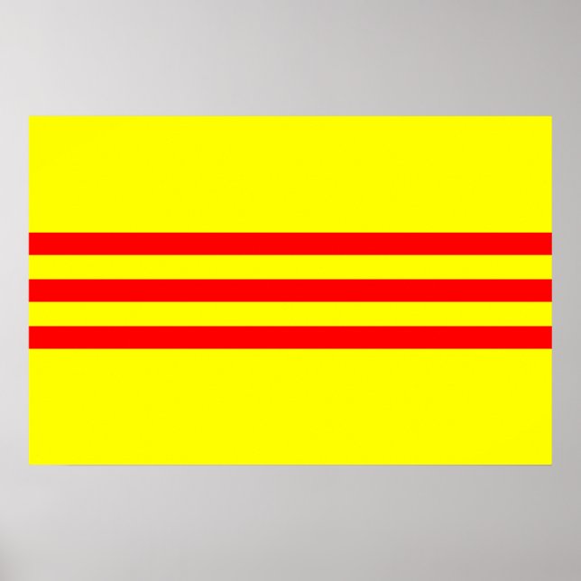 Poster Vietname do Sul, Vietname (Frente)