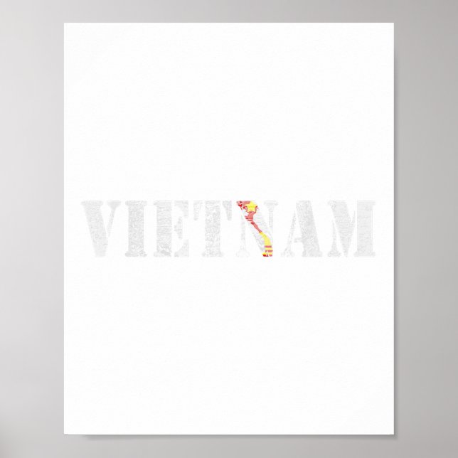 Poster Vietname, Vietname, Vietname, guerra do Vietname,  (Frente)