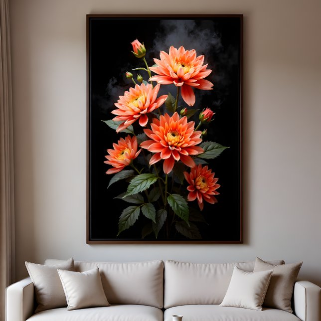 Póster Vietnamese Chrysanthemum on the Moon (Criador carregado)