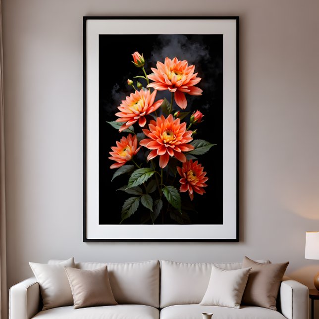 Poster Vietnamese Chrysanthemum on the Moon (Criador carregado)