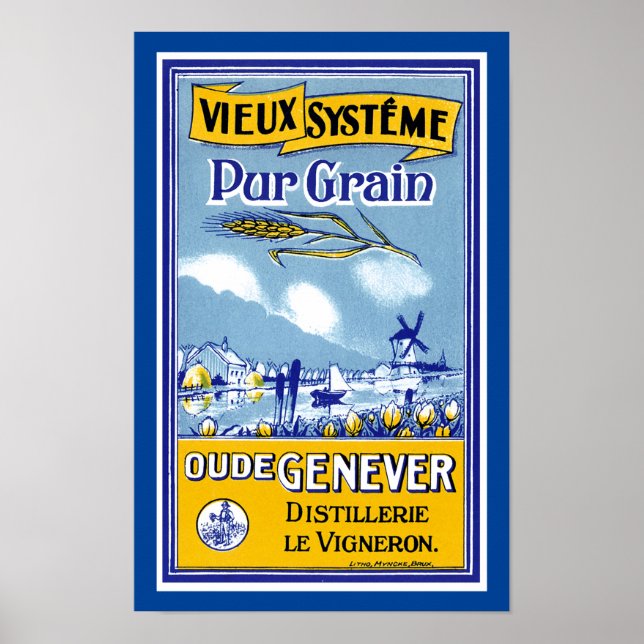 Póster Vieux Systeme Pur Grain (Frente)