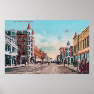 Poster View of Main StreetBoise, ID