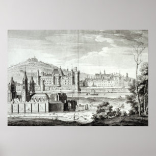 Póster View of the Abbey of Saint-Germain-des-Pres