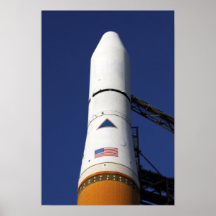 Póster View of the nose cone of the Delta IV rocket