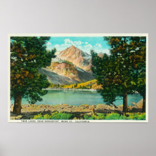 Póster View of Twin Lakes near Bridgeport
